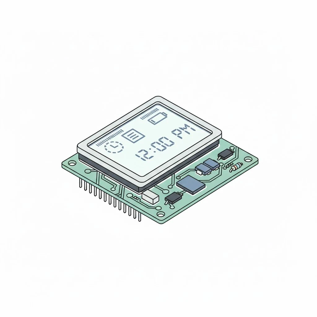 Custom display module illustration