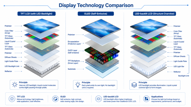 TFT-LCD, OLED und LED: Ein schneller Vergleich 6 ChatGPT Image 2026年6月29日 13 49 15 - RJY Display
