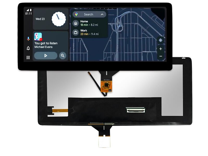 10.25 inch Automotive TFT LCD Display - 1920*720 Panel, LVDS Interface