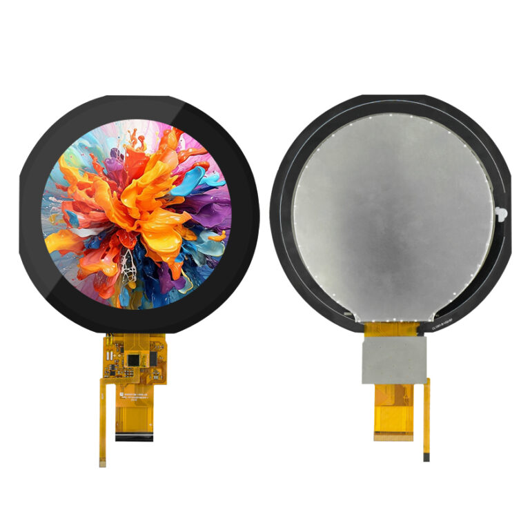 4-Inch Round Touch TFT LCD Display - 720*720 Resolution, 300 cd/m² Brightness, RGB Interface