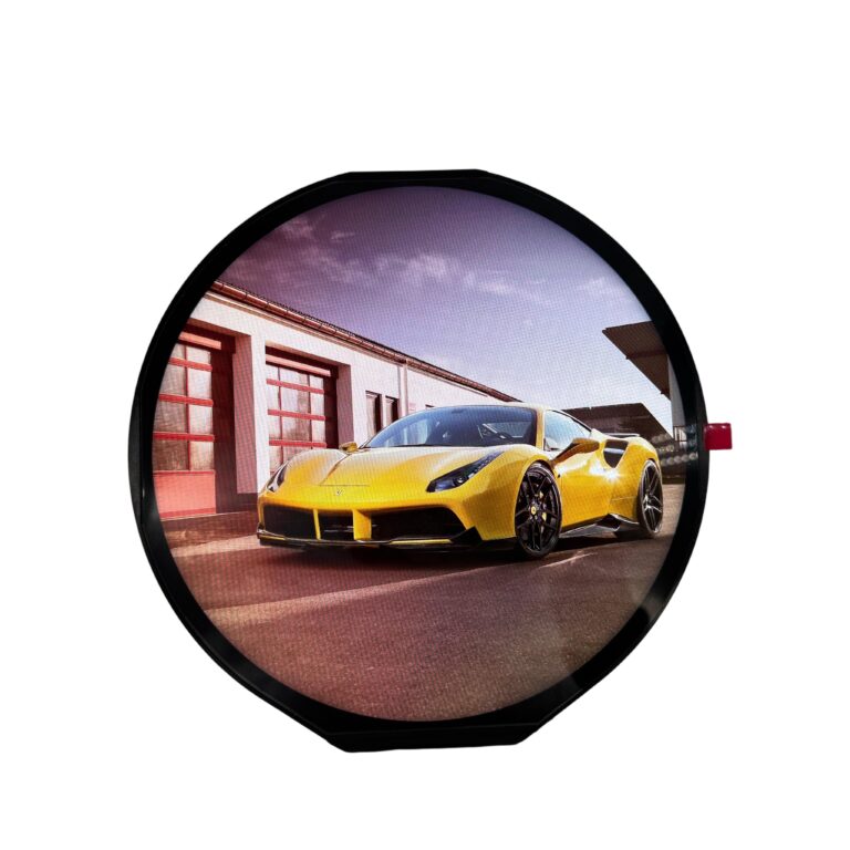 7-Inch Round TFT LCD Display, 1080×1080 Resolution, High-Brightness, LVDS Interface