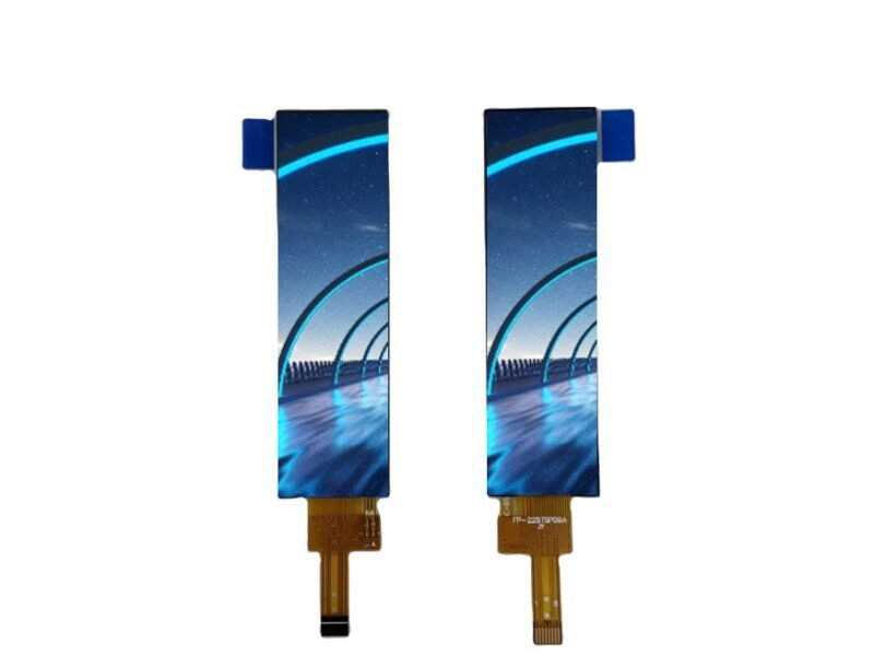 2.25-inch TFT Bar LCD Screen - 76*284 Resolution, SPI Interface, 600 Cd/m² Brightness