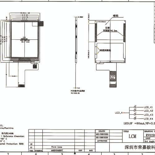 2,8-дюймовый IPS TFT LCD дисплей – разрешение 240*320, с CTP