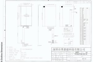 RV060FHM-350-39 6-дюймовый TFT LCD дисплей – разрешение 1080*1920, яркость 350 нит, интерфейс MIPI