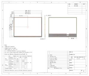 13,3-дюймовый G+G сенсорный TFT LCD дисплей – высокое разрешение 1920x1080 пикселей, яркость 220 нит, интерфейс eDP