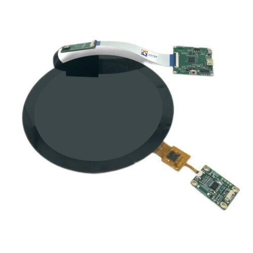 5 inch Round TFT LCD Display - 1080*1080 Resolution, 350nit Brightness