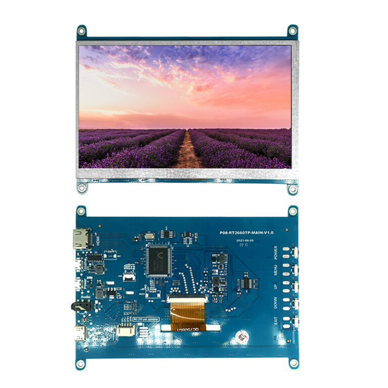 7-inch Raspberry Pi TFT LCD Module – HDMI & VGA Input, Capacitive Touch
