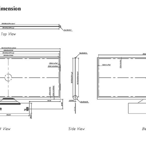 12,3-дюймовый TFT LCD модуль – сверхширокий дисплей для автомобильных и промышленных применений