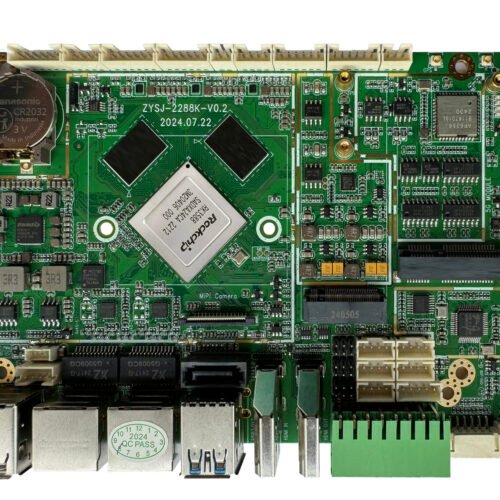 Промышленная контроллерная плата с восьмиядерным процессором Rockchip RK3588 – AI-чипсет 6.0 TOPS, WiFi, Bluetooth, USB 3.0