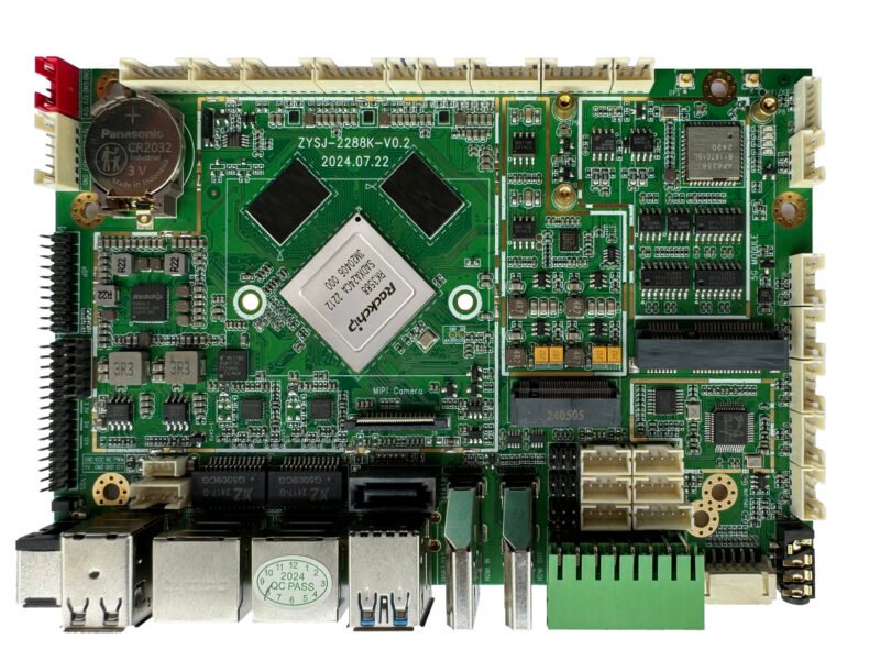 Rockchip RK3588 Octa-core Industrial Control Board – 6.0 TOPS AI chipset, WiFi, Bluetooth, USB 3.0