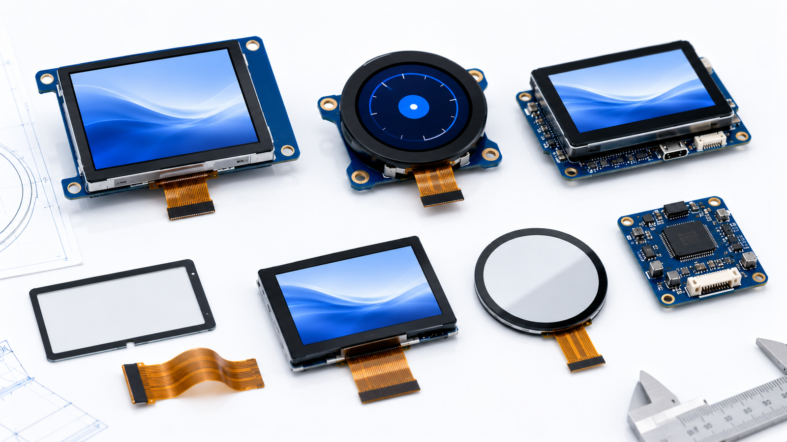Small touchscreen display options for embedded device development.