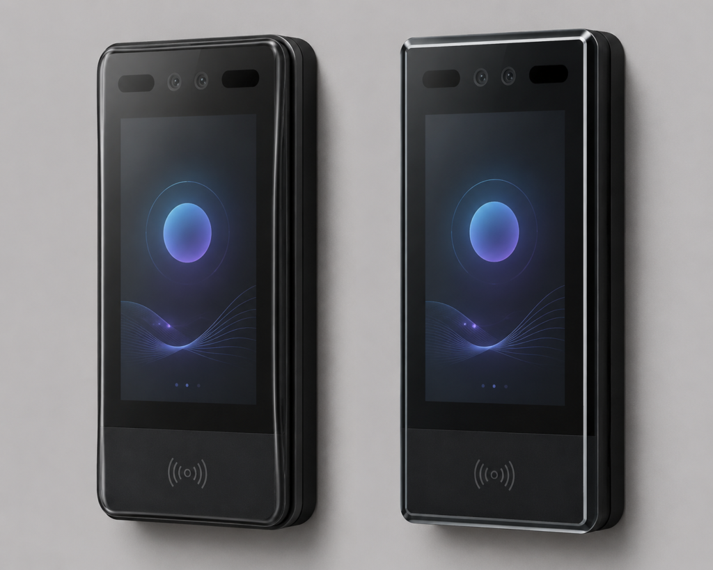 Plastic vs Glass Cover Lenses for Residential Access Control Displays 1 Plastic and glass cover-lens concepts for residential access-control terminals