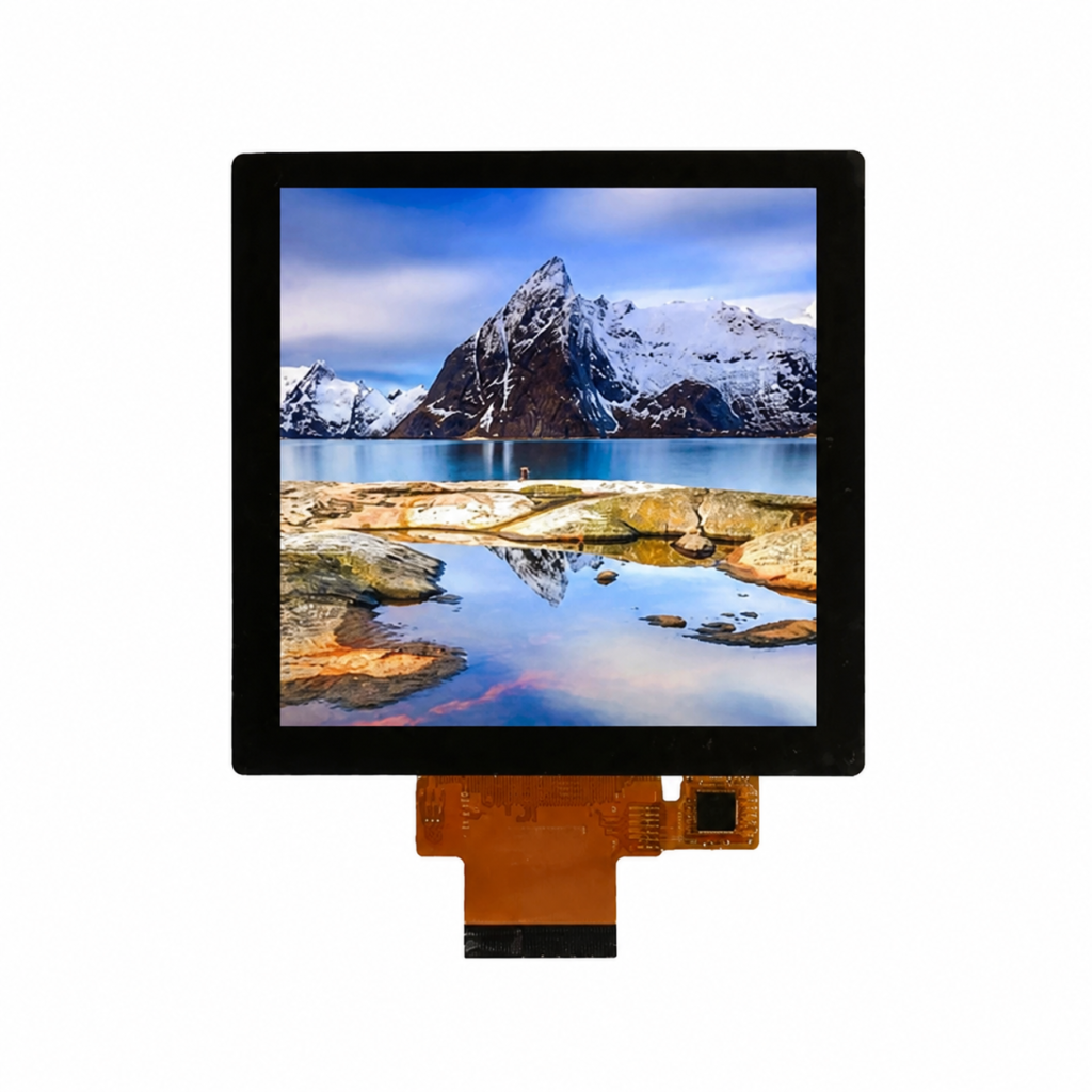 4-Inch Square TFT LCD Display with CTP Touch, 720×720 Resolution, MIPI Interface