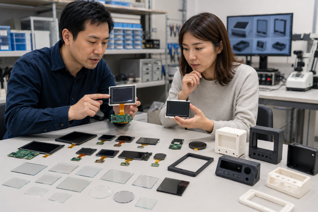 Niche Display Market Opportunities: Where Differentiation Creates New Value Beyond Standard LCDs 4 Product developer and display engineer evaluating niche TFT display concepts