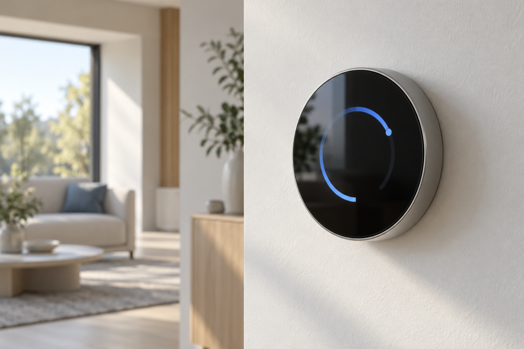 Round LCD Displays for Smart Thermostats: A 4-Inch Touchscreen Application Guide